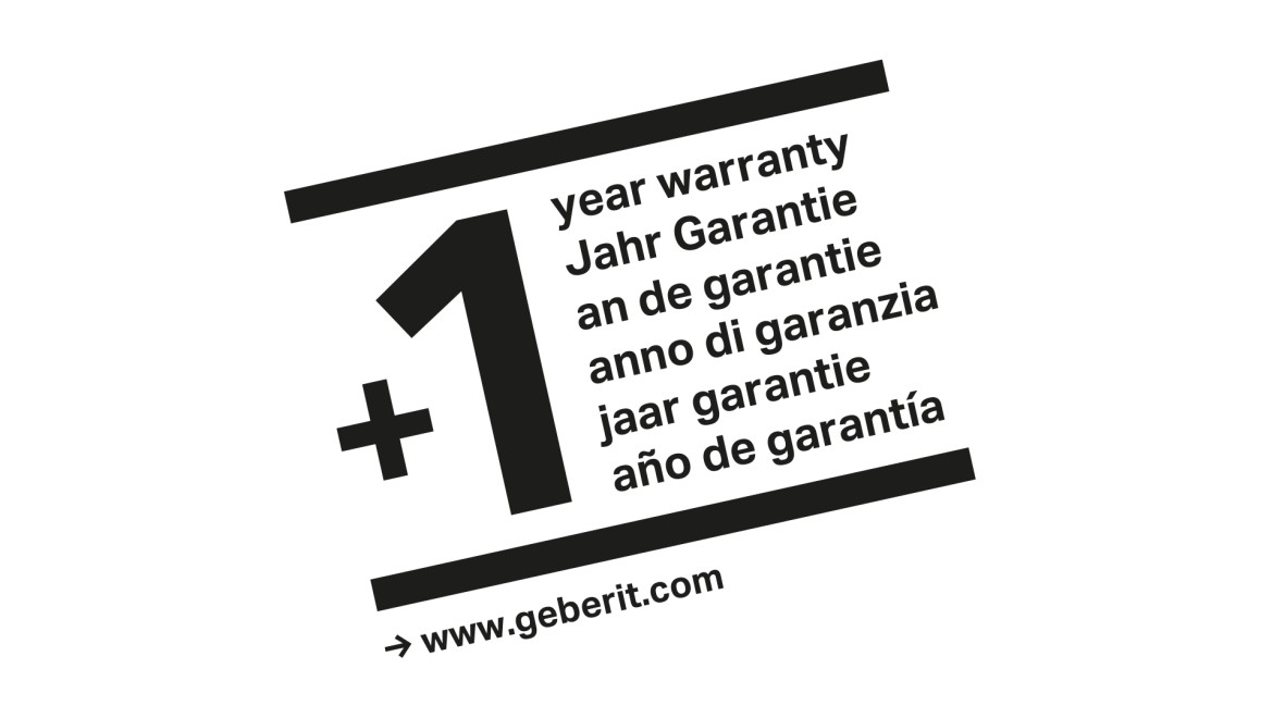 Geberit AquaClean – prodloužená záruka